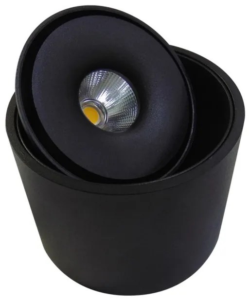 Spot LED aplicat directionabil de tavan/plafon BOSTON TUBE negru ZZ AZ3468