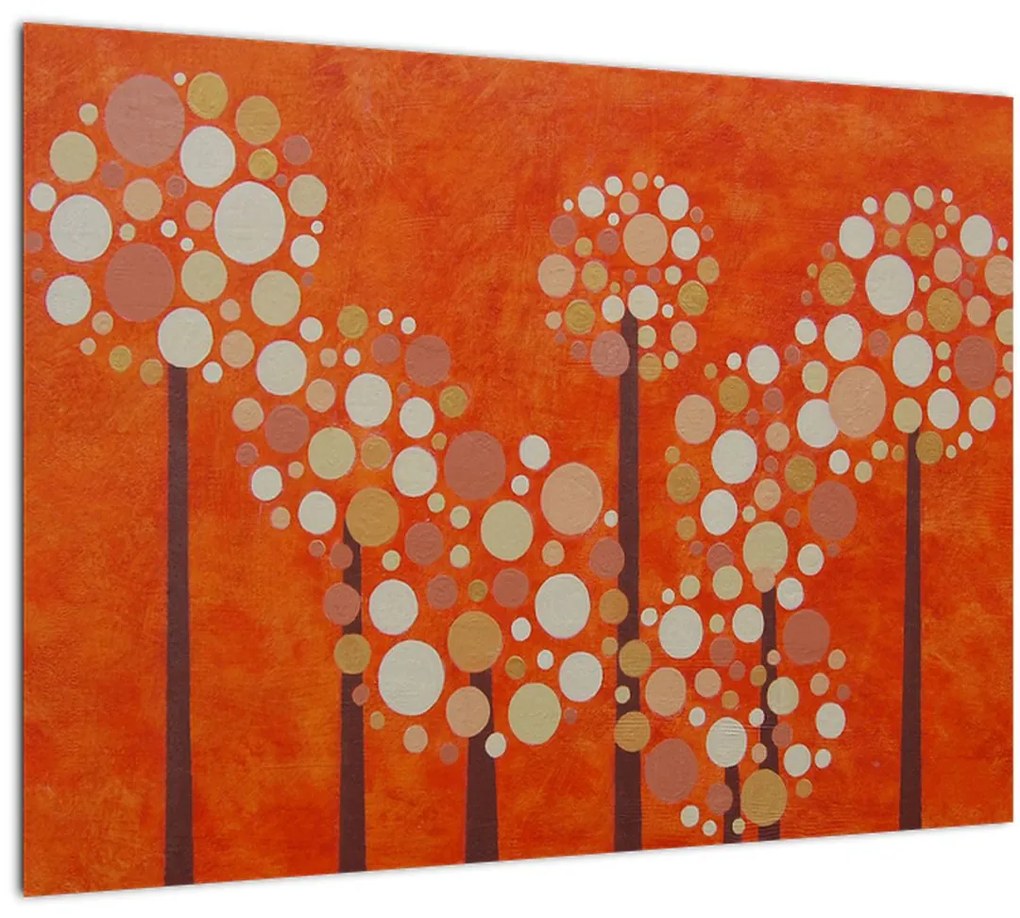 Tablou - Pădurea portocalie (70x50 cm)