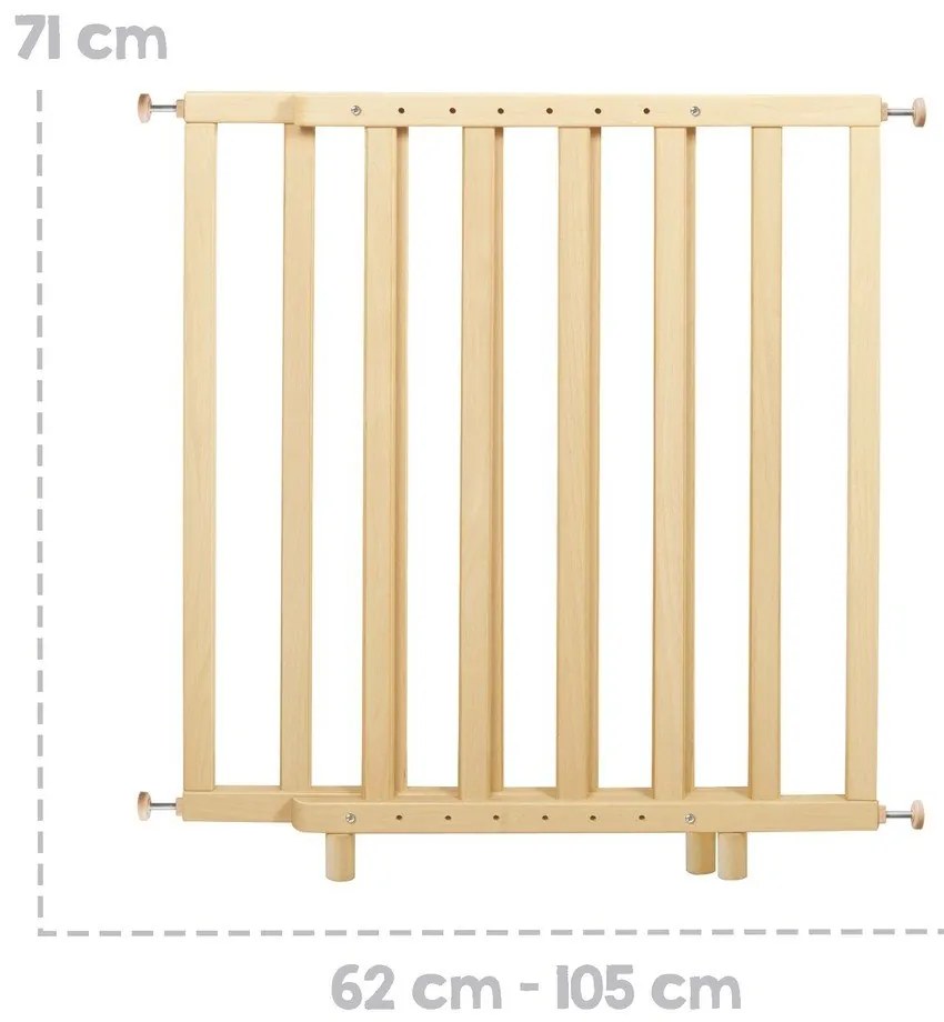 Poartă de siguranță în culoare naturală – Roba