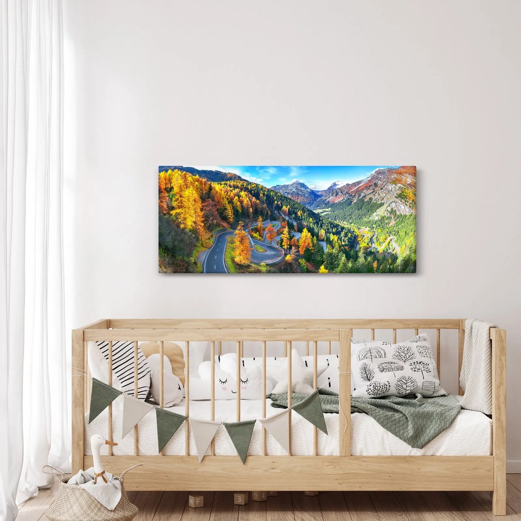 Tablou - Trecătoarea Malay Pass (120x50 cm)