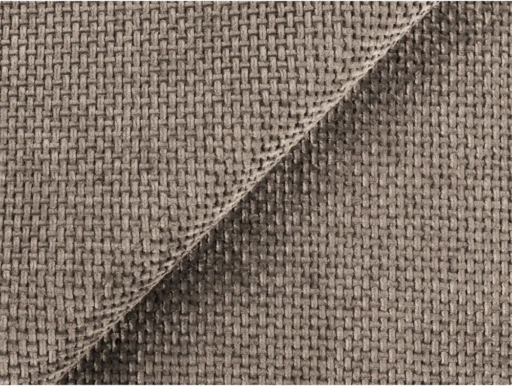 Canapea bej extensibilă/cu spațiu de depozitare cu tapițerie din chenille 252 cm Kona – Makamii