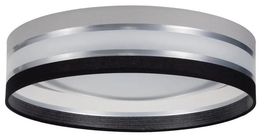 Plafonieră LED dimabilă SMART CORAL LED/24W/230V neagră/gri + telecomandă