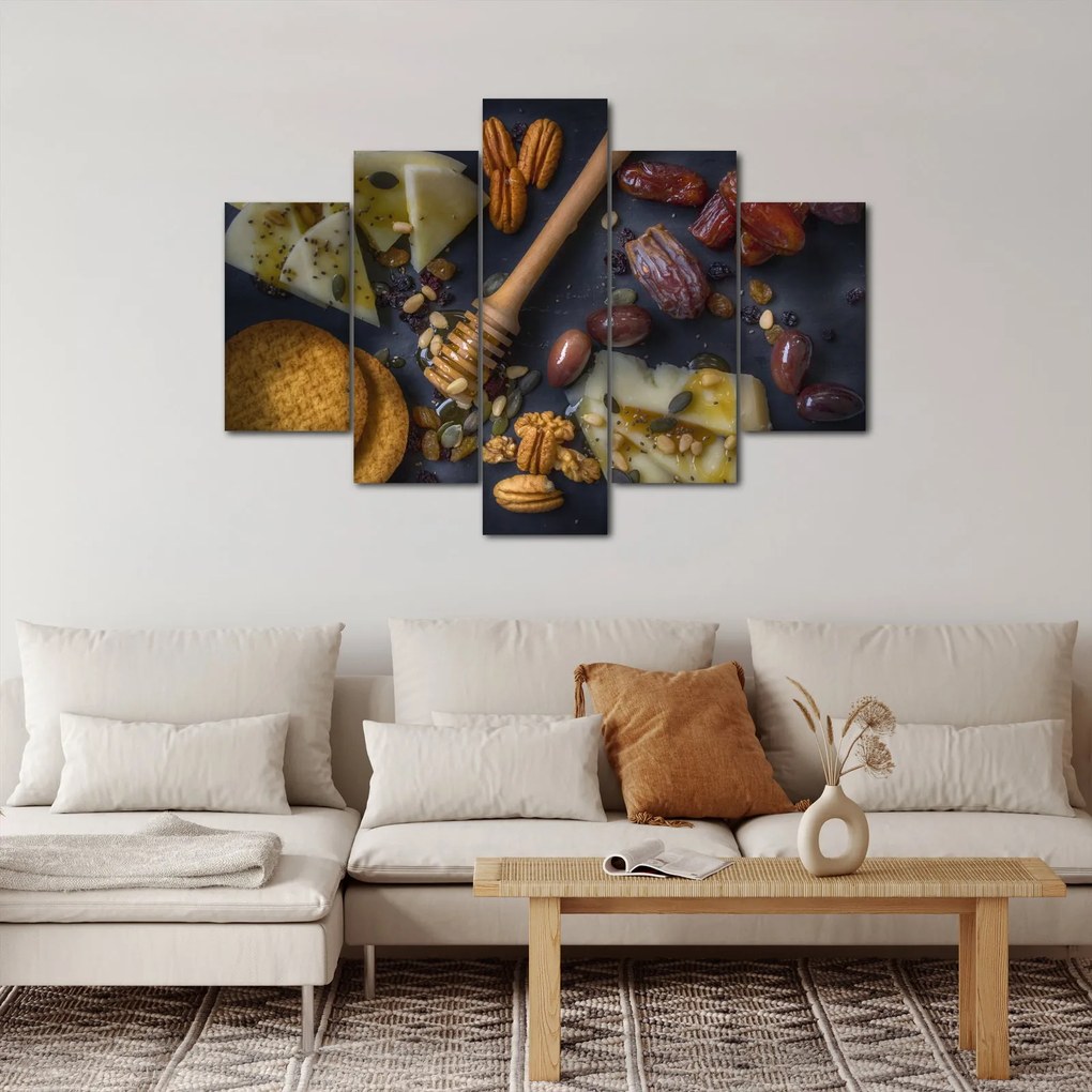 Tablou cu cu fructe uscate (150x105 cm)