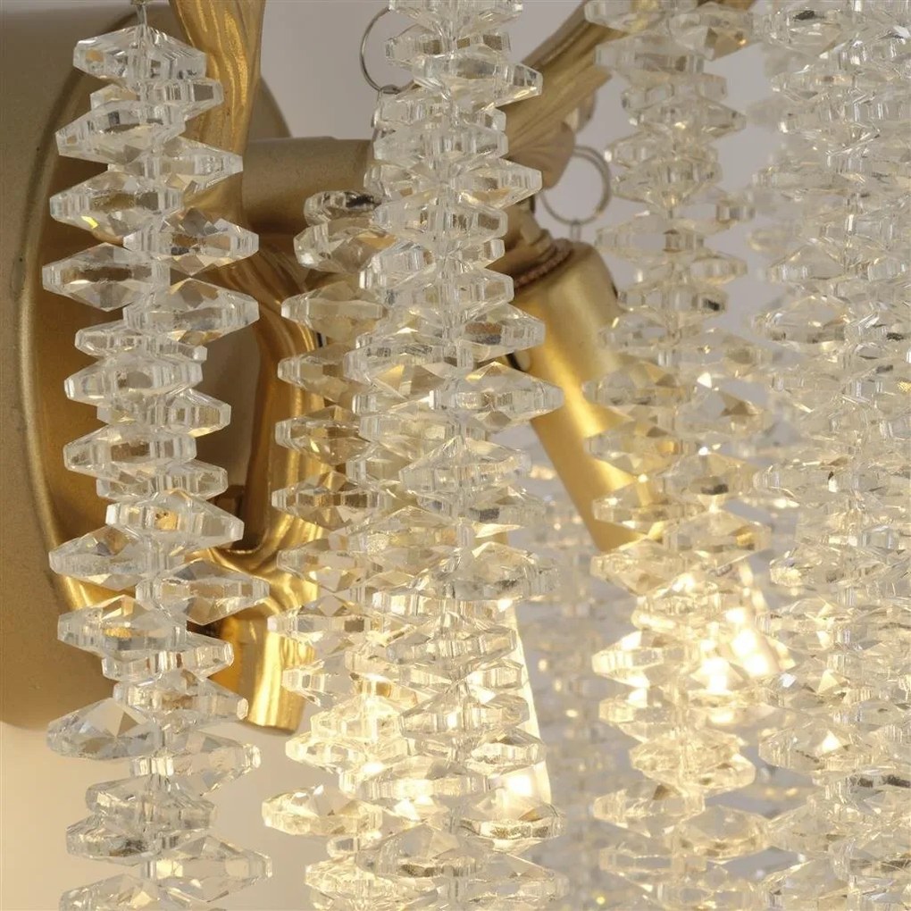 Aplica de perete cristal design lux elegant BELLE 2L