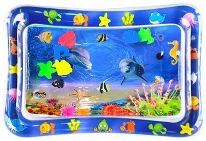 Covor de joacă pentru copii cu tematica lumi marine.