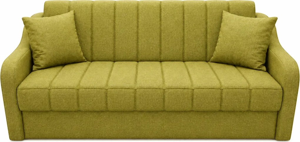 Canapea ALEX extensibila, 3 locuri, cu lada de depozitare, stofa bej, 220x90x90 Bej