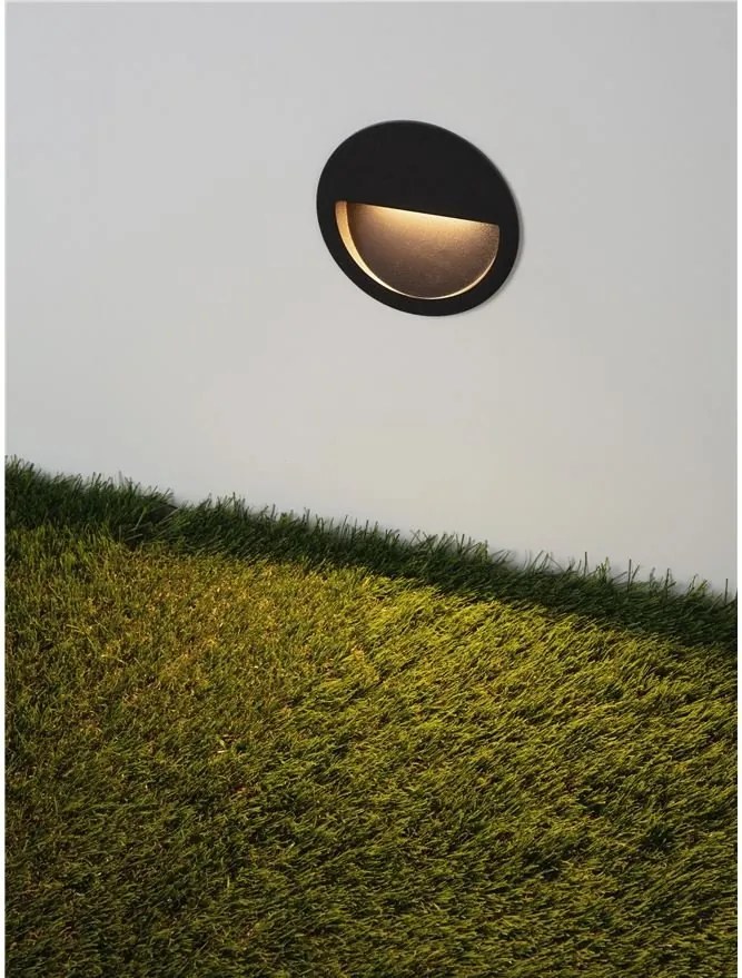 Spot incastrabil exterior IP65, LED CCT Sete negru