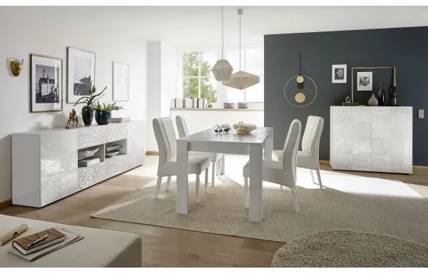 Masă de dining ARIA albă