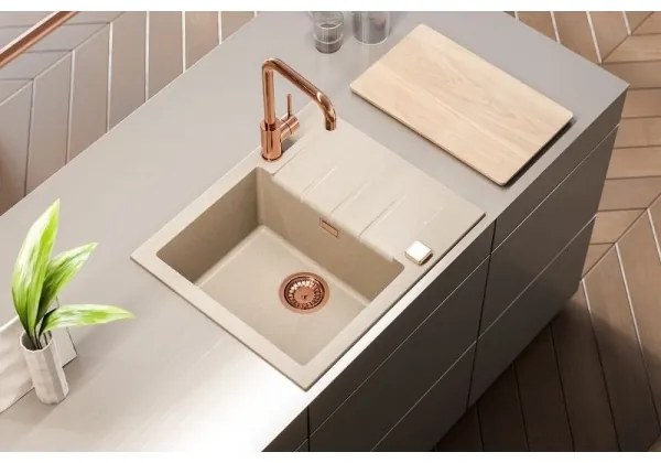 Chiuvetă de bucătărie ALVEUS 1132017 CADIT 59x50 cm alb