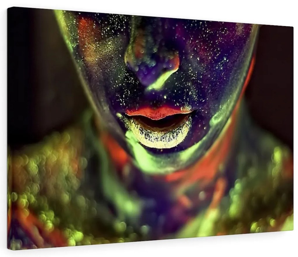 Tablou canvas Fluorescent Man 120x80 cm