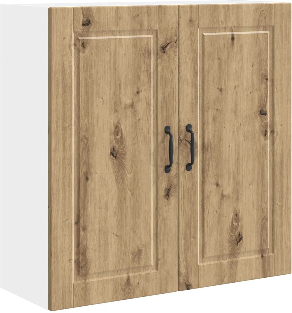 vidaXL Dulap de bucătărie cu raft Stejar Artizanal 80 x 31 x 80 cm