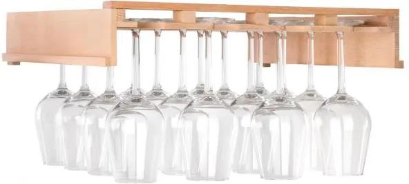 Klarstein Barossa 102D, raft de sticlă pentru vin, accesorii, 4 șine, lemn real