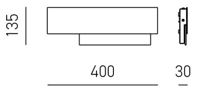 Aplică LED DOHA LED/15W/230V crom Gea Luce DOHA A P A
