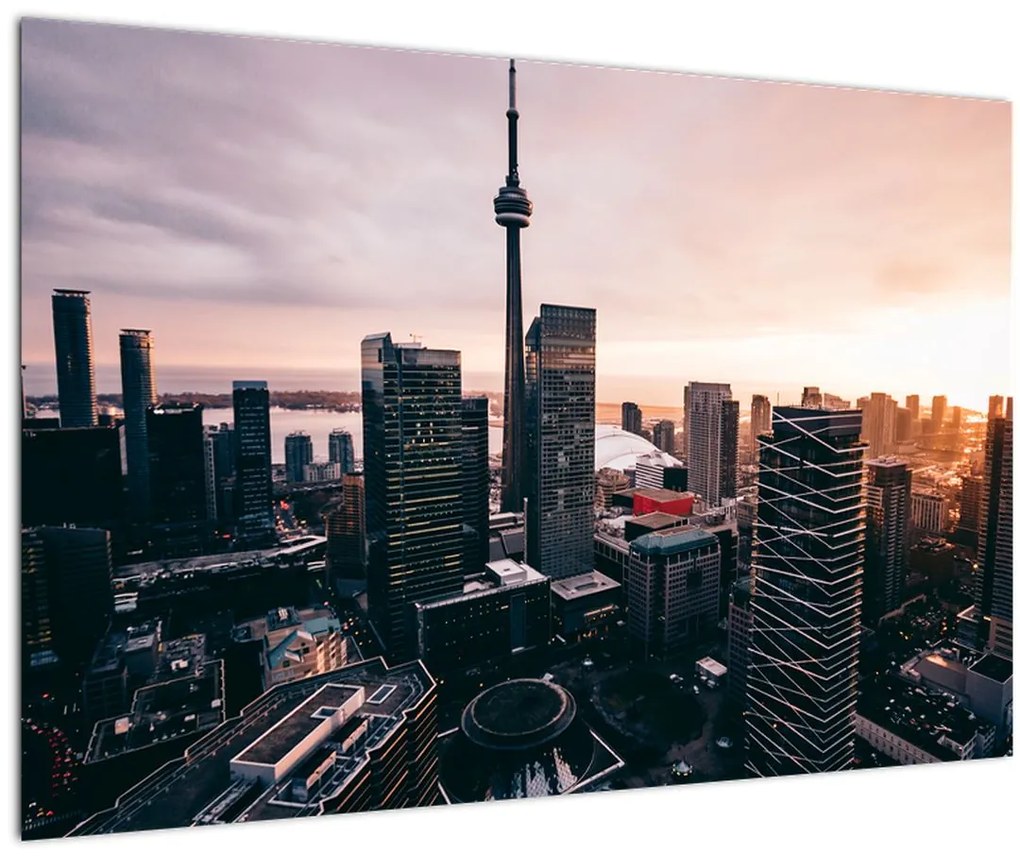 Tablou - Cntru orașului (90x60 cm)