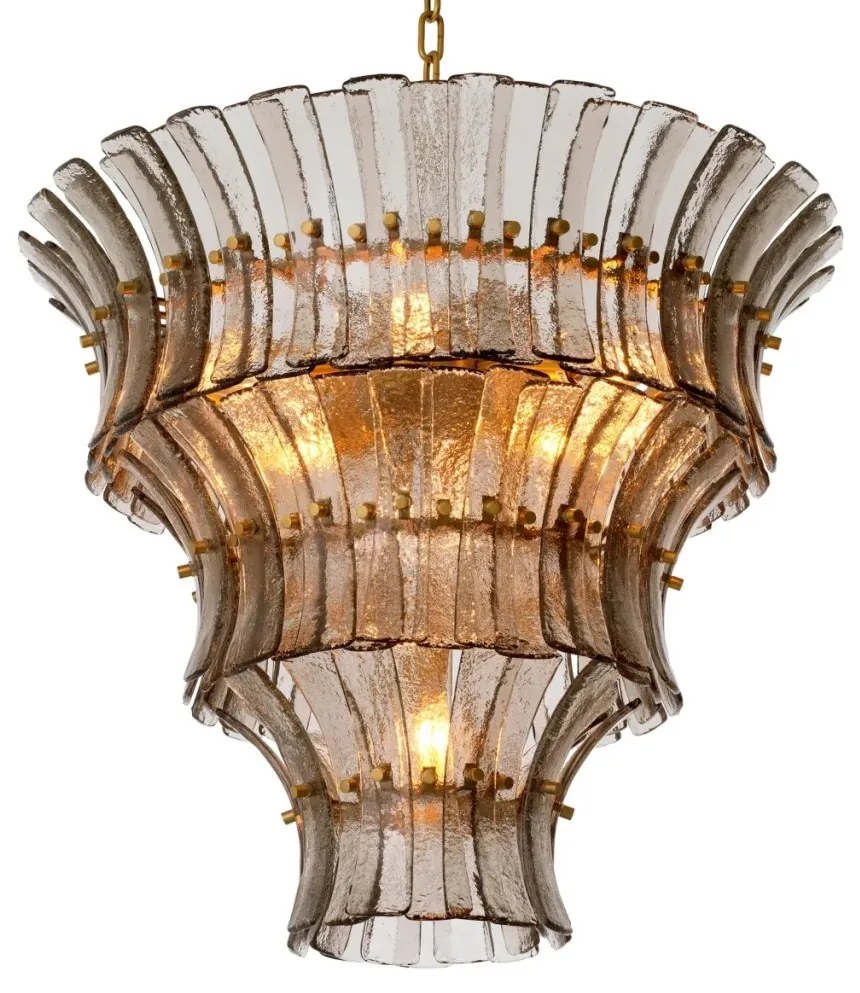 Candelabru LUX design deosebit Toscano fumuriu