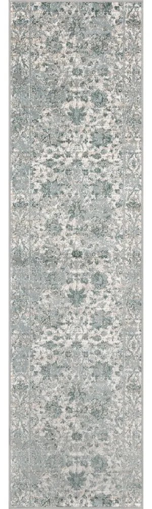 Covor tip traversă albastru prăfuit 80x300 cm Sensi Tris – FD