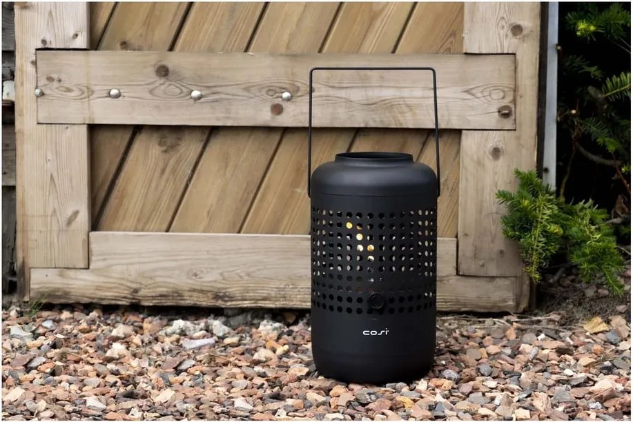 Lampă cu gaz Cosi Drop, înălțime 37 cm, negru