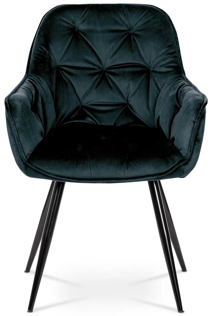 Set de scaune de sufragerie DCH-421 BK4, 2 buc.