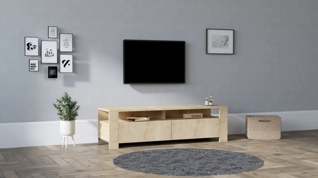 Comoda TV Combe - Sapphire Oak