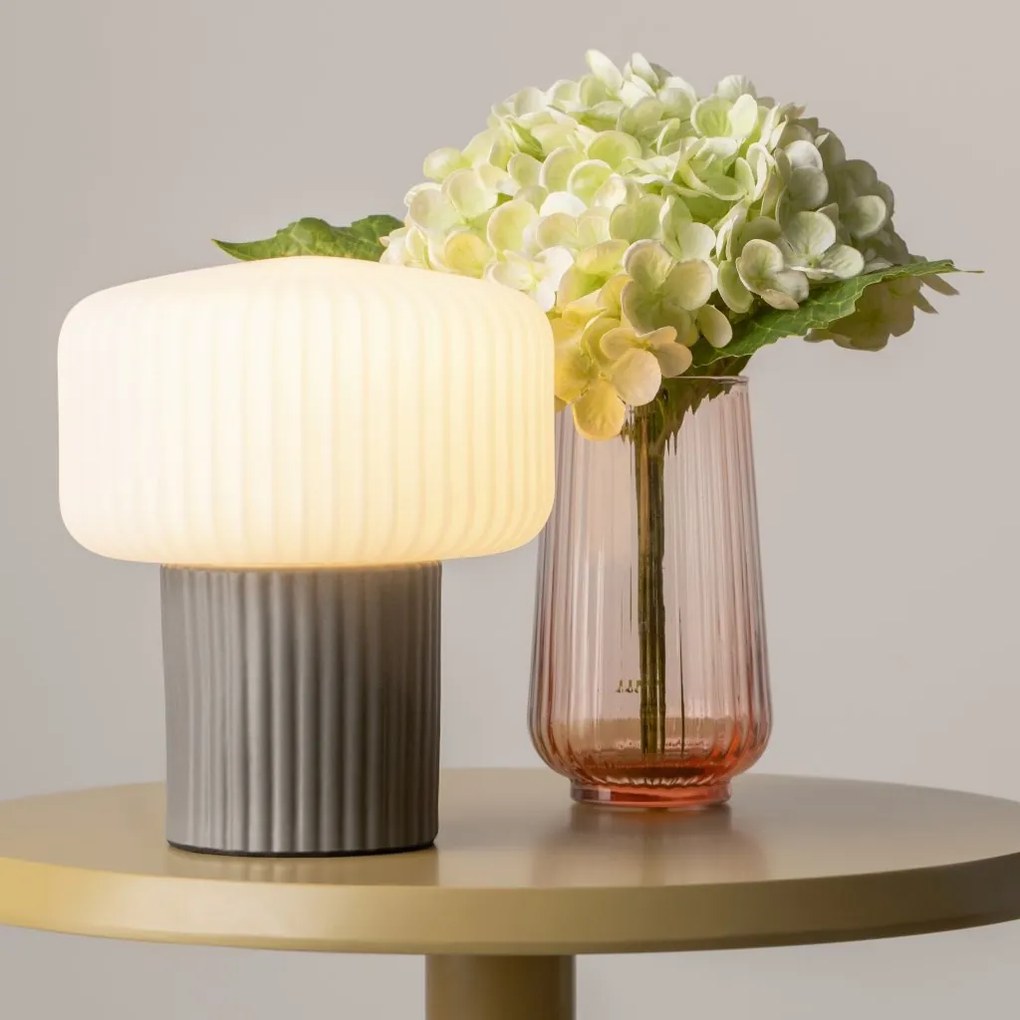 Veioza, Lampa de masa ceramica bej Omaggio