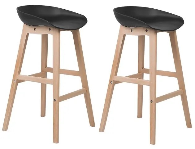 Set scaune tip bar 2buc. Mitri (negru). Promo -36%. 1010006
