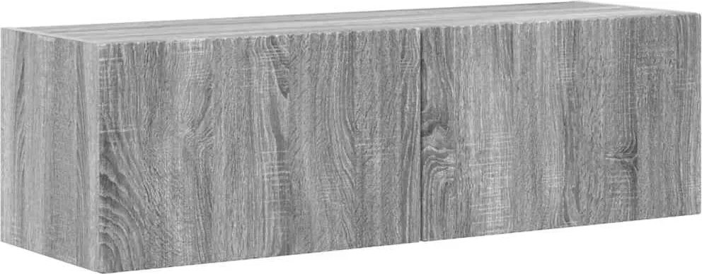 vidaXL Dulap TV de perete Gri Sonoma 98 x 31 x 29,5 cm Lemn compozit