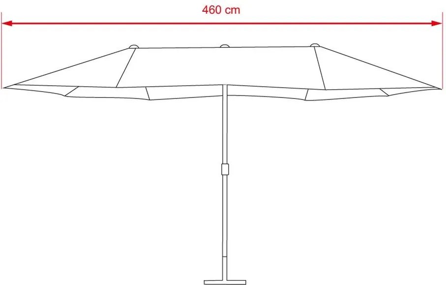 Umbrelă dublă AVENBERG FUGAS - Bej
