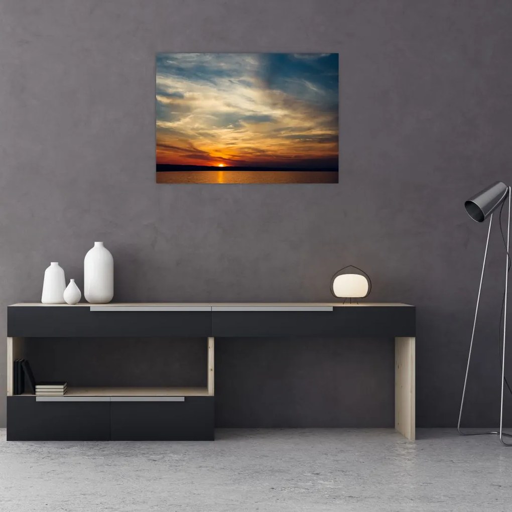 Tablou cu apus de soare (70x50 cm)