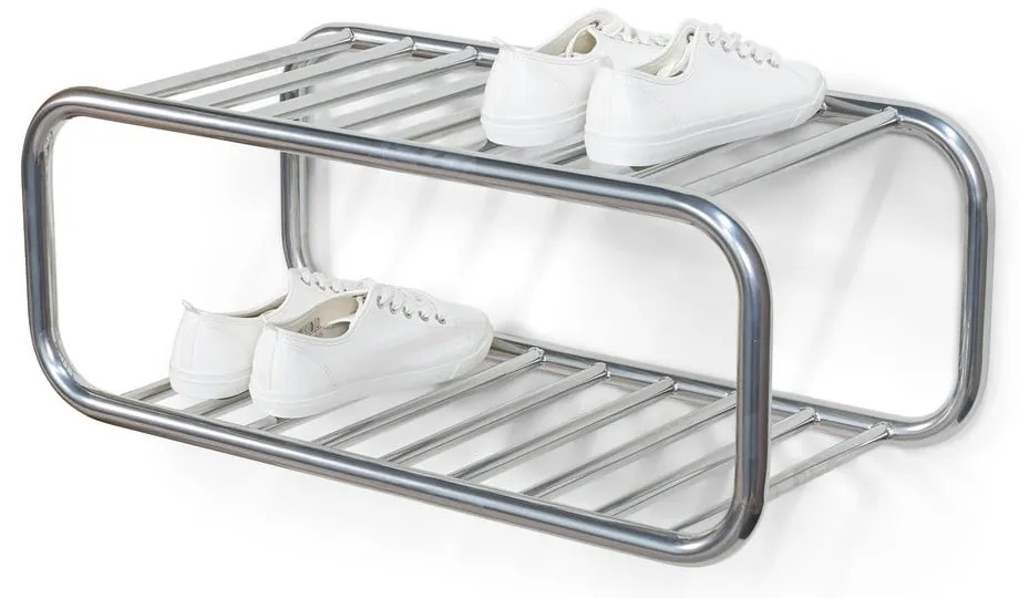 Pantofar argintiu suspendat din metal 72x28x35 cm Retro – Spinder Design