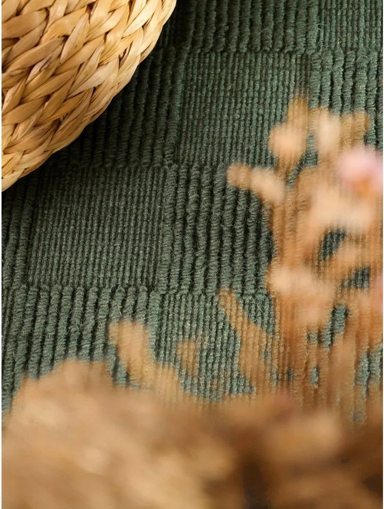 Covor verde închis țesut manual din lână 160x230 cm Scala – Villeroy&amp;Boch