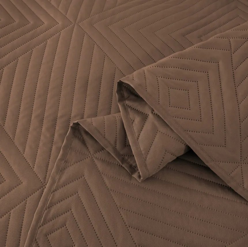 Cuvertura de pat CALDERA, bej inchis Dimensiune: 170 x 210 cm