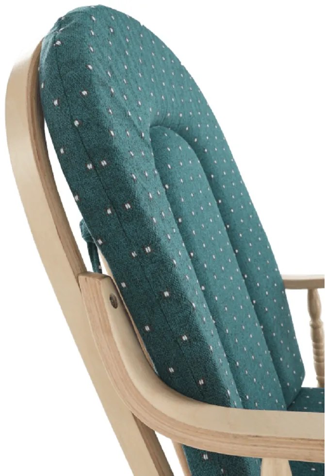 Fotoliu relaxant, material lemn de fag verde, RELAX GLIDER 87107