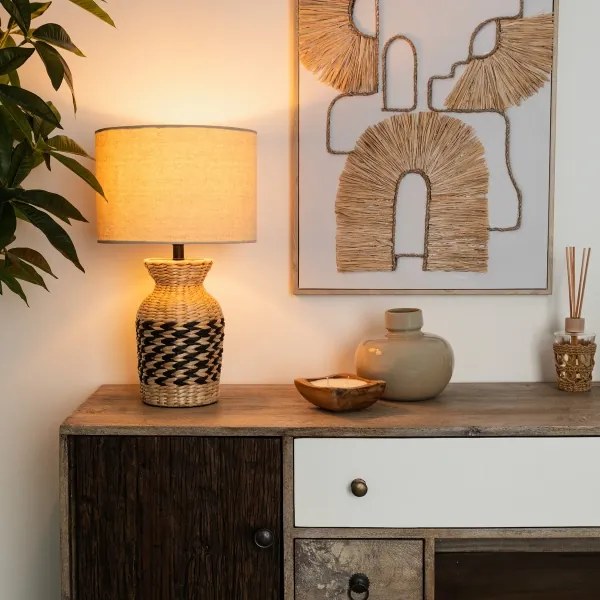 Lampă de masă Atmosphera MENA 1xE27/40W/230V zambilă de apă