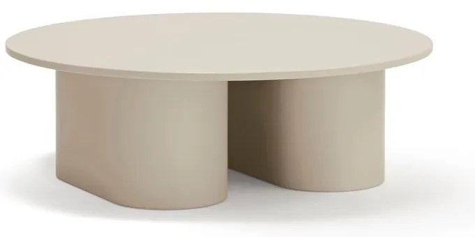 Măsuță de cafea crem 110x111 cm Totem – Teulat