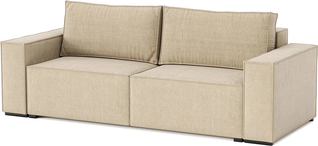 Canapea lemn masiv extensibilă Eland, 240 × 100 × 77 cm