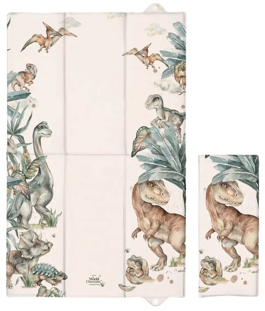 Saltea pliabila, impermeabila pentru igiena in calatorie, 40x60 cm - Lumea dinozaurilor