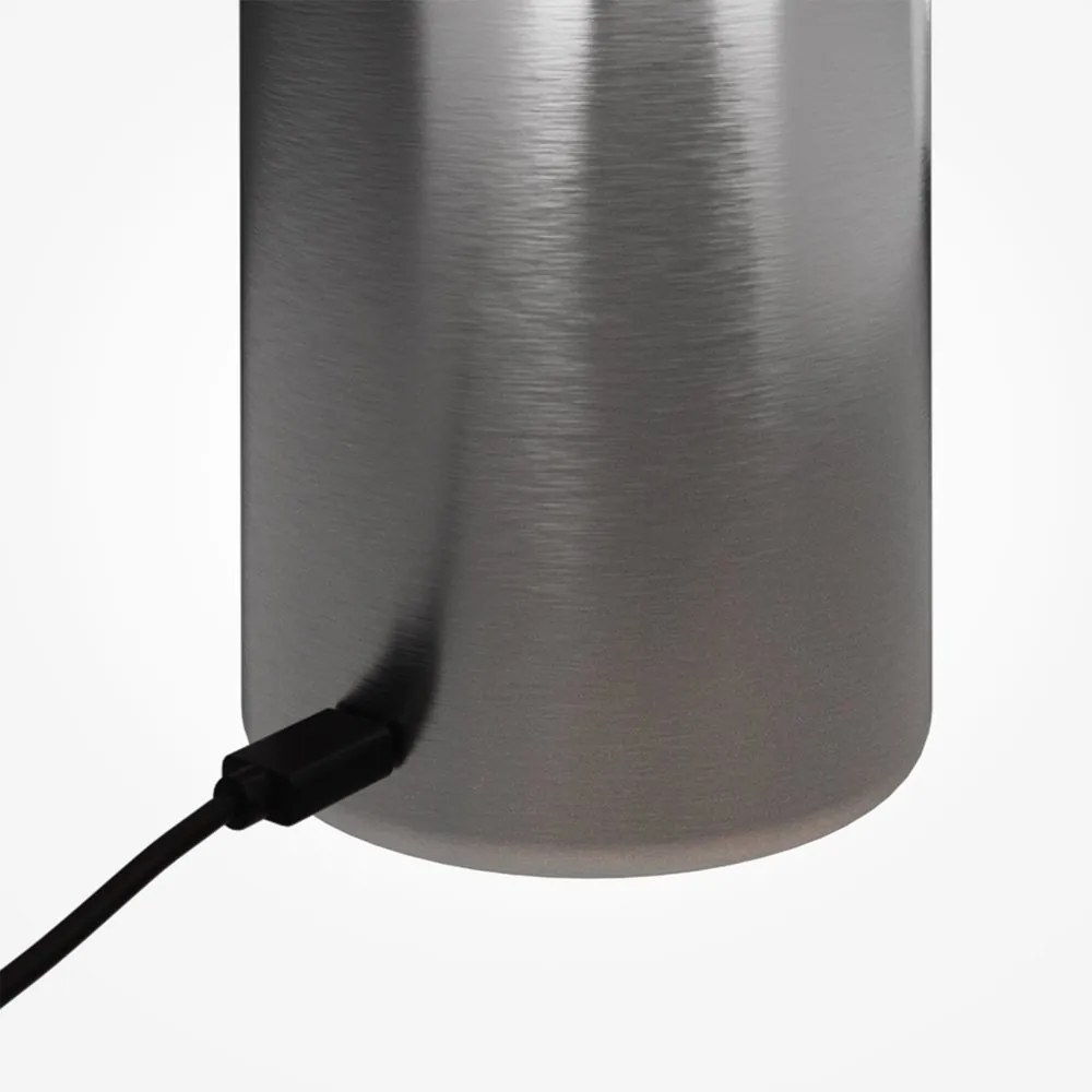 Veioza LED portabila/reincarcabila Topo gri