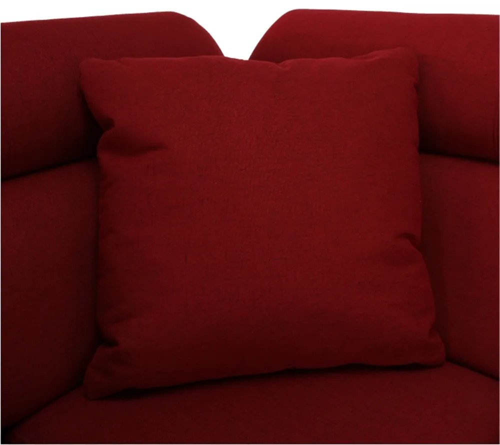 Colţar, textil vişiniu, stânga, CAILA