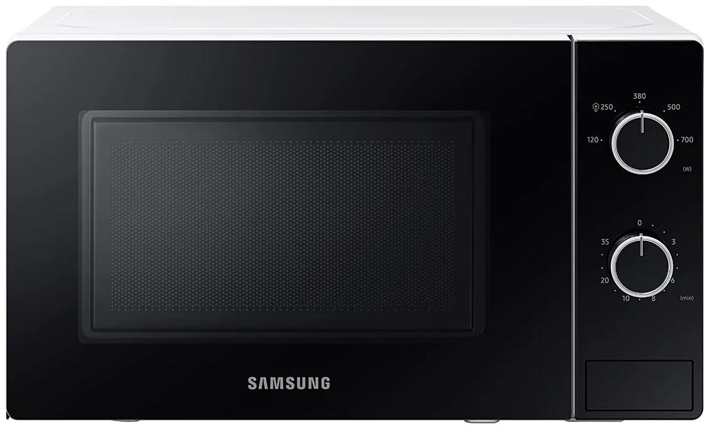 Cuptor cu microunde Samsung 20 L,700 W, 5 trepte de putere,control mecanic,decongelare,temporizator,iluminare LED,Alb