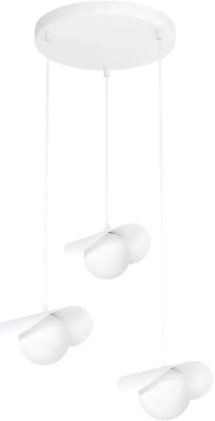 Lustră suspendată pe cablu RITUAL 3xG9/8W/230V albă