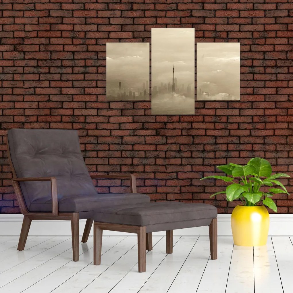 Tablou - Oraș în nori (90x60 cm)