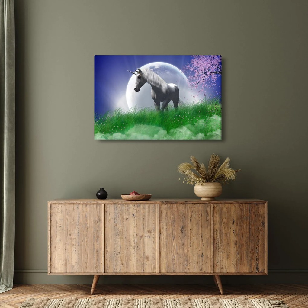 Tablou cu unicorn (90x60 cm)