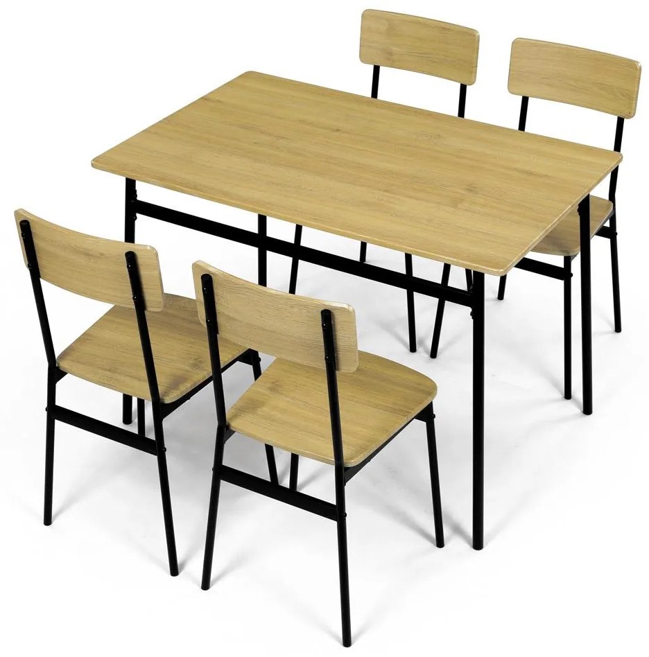 Set mobilier sufragerie Anasagasti 2 (stejar sălbatic) (pentru 4 persoane). 1120646