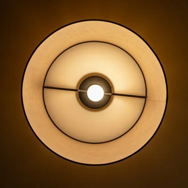 Brilagi - Lustră LED aplicată CERIA 1xE27/40W/230V Ø 50 cm, bej