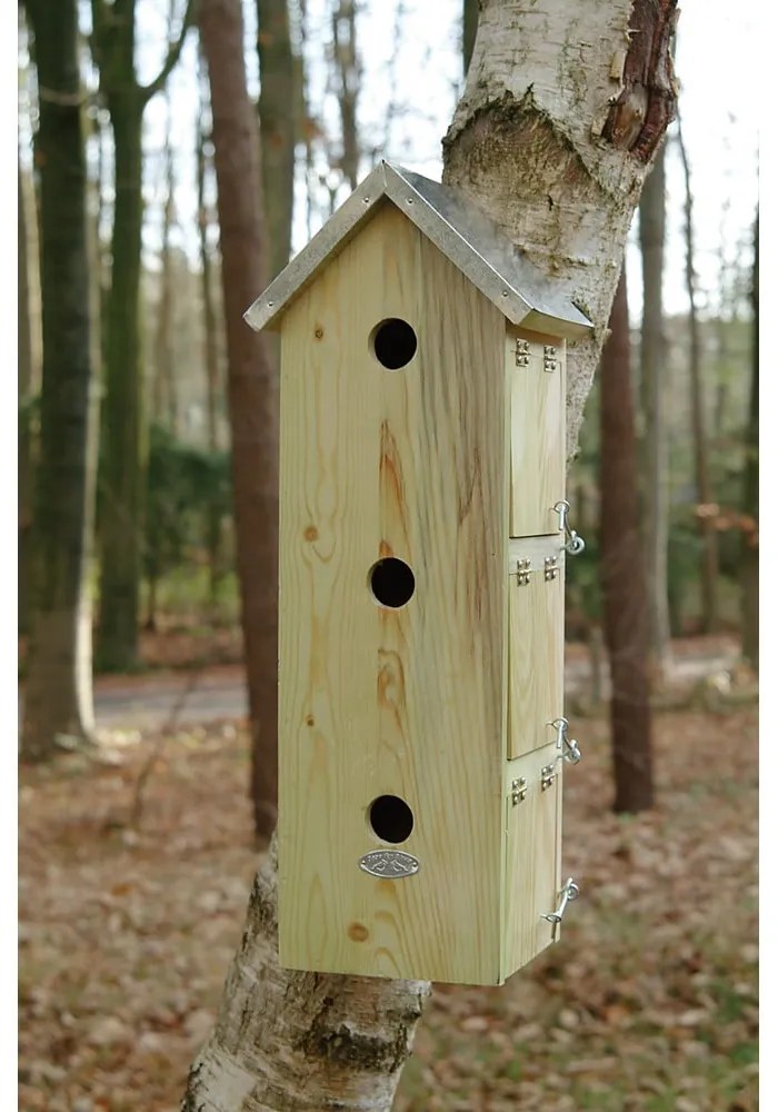 Căsuță pentru păsări din lemn Triple – Esschert Design