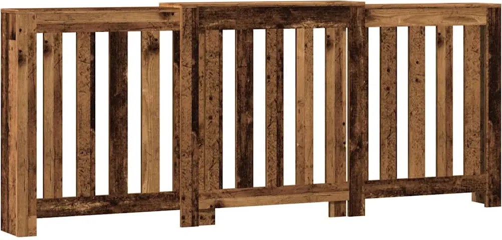 vidaXL Mască pentru calorifer lemn vechi 205x21,5x83,5 cm lemn
