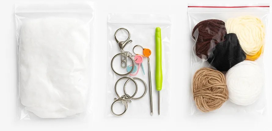 Set de croșetat animale 4 piese pentru începători