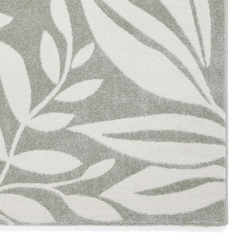 Covor verde deschis 160x230 cm Sorral Leaves – Catherine Lansfield