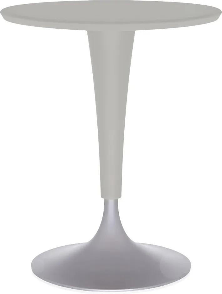 Masa Kartell Dr. NA design Philippe Starck, d60cm, h73cm, gri