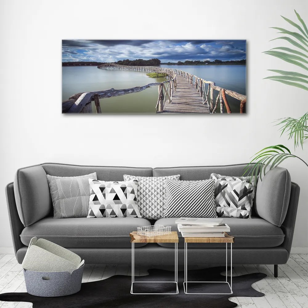 Tablou canvas Pod de lemn